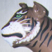 inflatable tiger