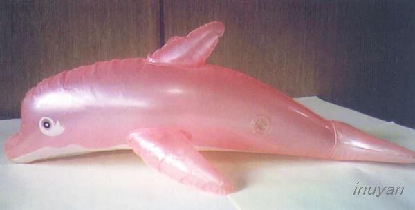 inflatable dolphin(pink)