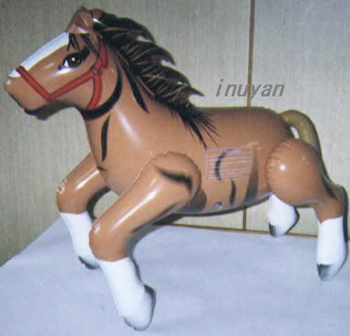 inflatable horse