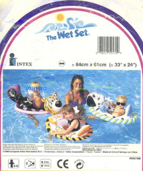 intex inflatable wetset swimring